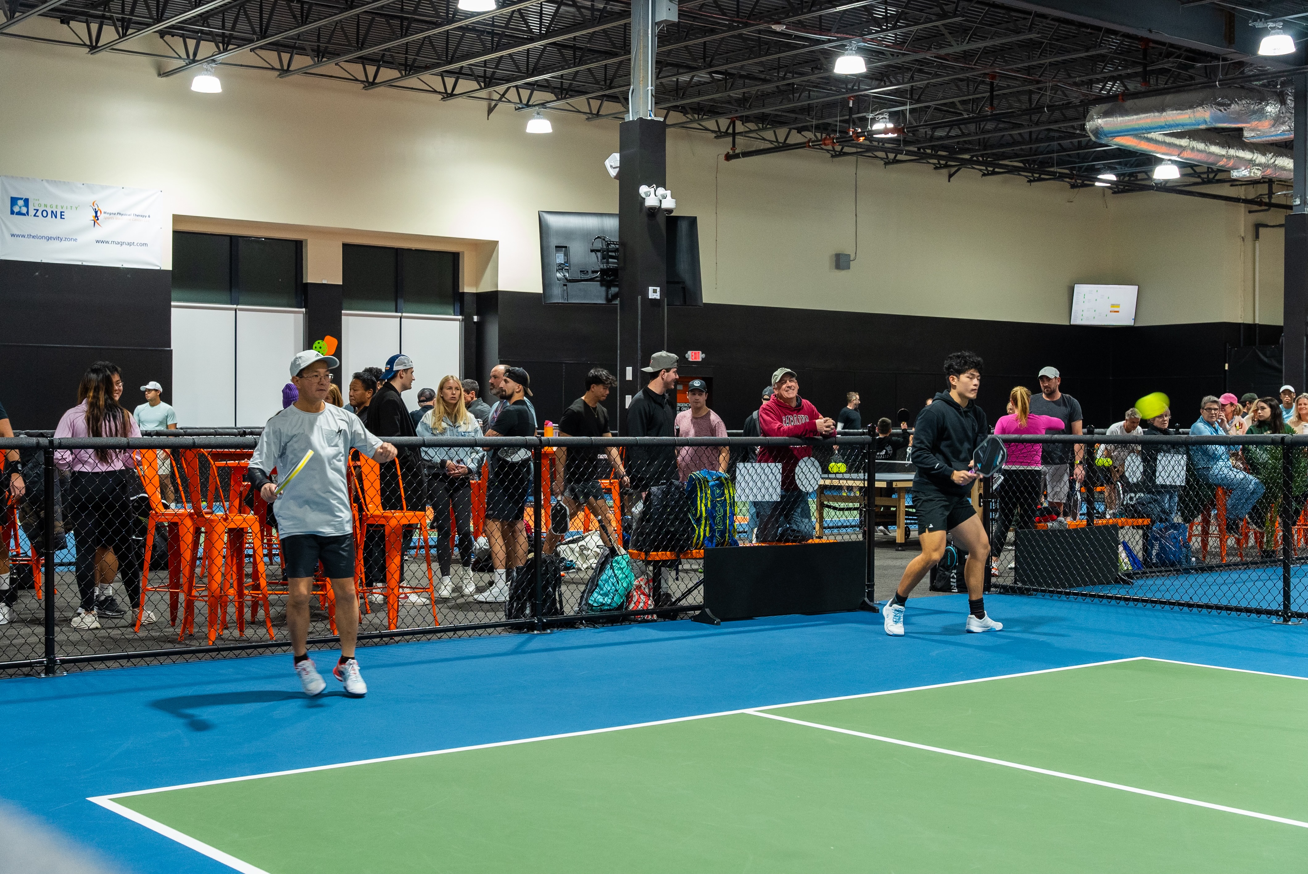 P4PCT members playing pickleball